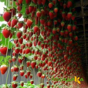 Клубника ампельная Анастасия купить по цене от 370р. в интернет-магазине «Посадика» с доставкой почтой в в Ясногорске и по всей России – [изображение №1].